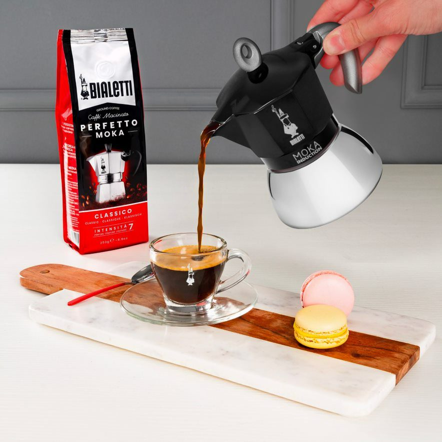 BIALETTI Moka Induction 6 adagos fekete kotyogós kávéfőző – 3. kép