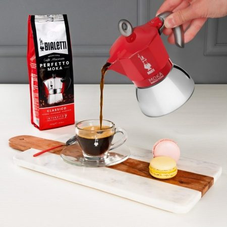 BIALETTI Moka Induction 2 adagos piros kotyogós kávéfőző – 3. kép