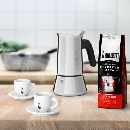 BIALETTI Venus 4 adagos rozsdamentes acél kotyogós kávéfőző – 2. kép