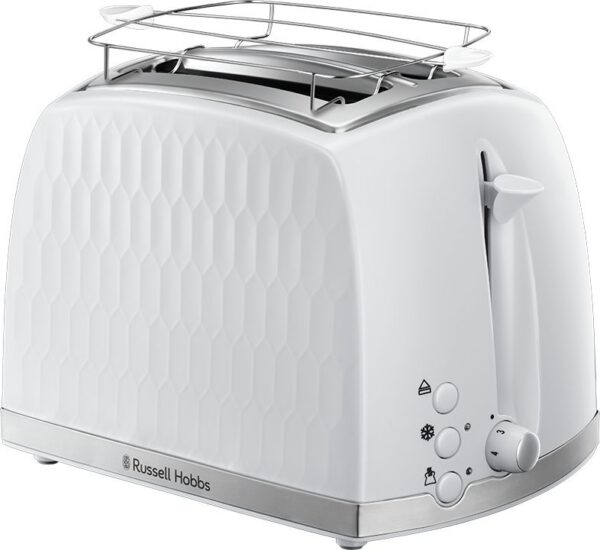 RUSSELL HOBBS 26060-56/RH Honeycomb két szeletes kenyérpirító, fehér