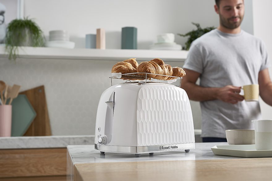 RUSSELL HOBBS 26060-56/RH Honeycomb két szeletes kenyérpirító, fehér – 9. kép