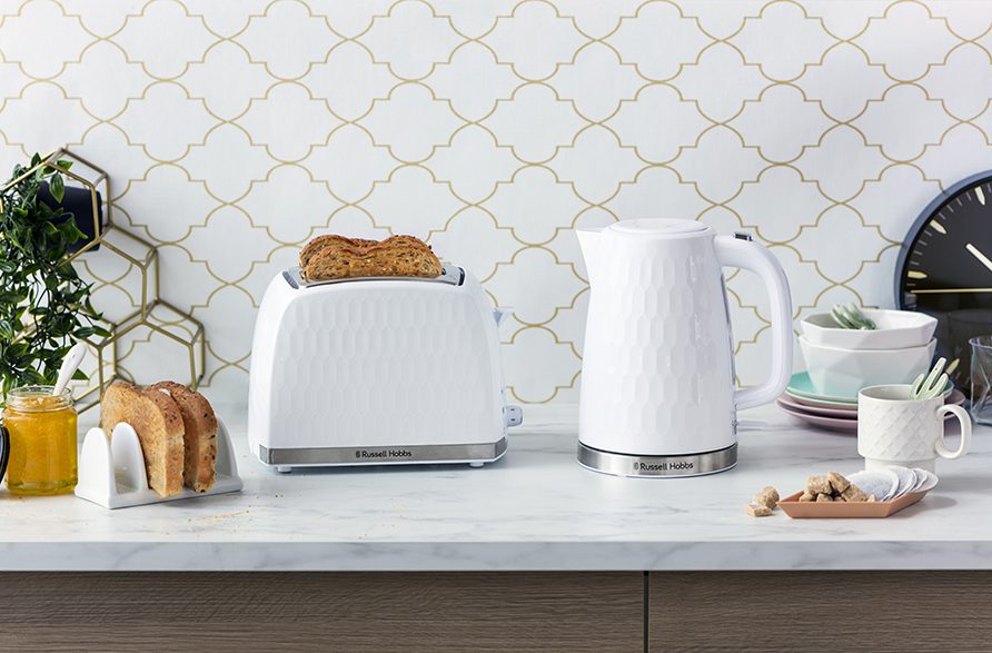 RUSSELL HOBBS 26060-56/RH Honeycomb két szeletes kenyérpirító, fehér – 10. kép