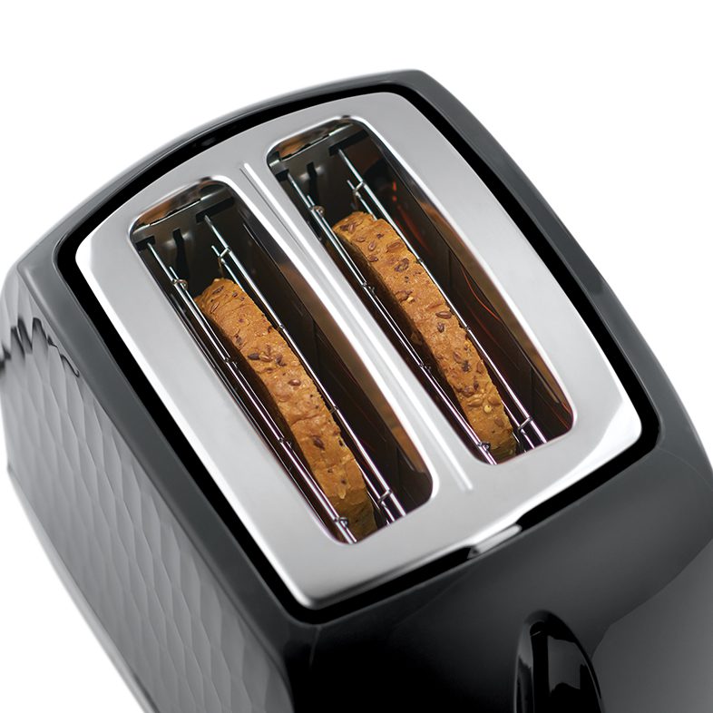 RUSSELL HOBBS 26061-56/RH Honeycomb két szeletes kenyérpirító, fekete – 4. kép