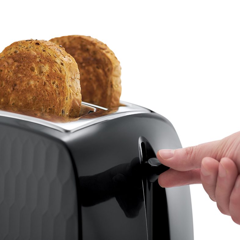 RUSSELL HOBBS 26061-56/RH Honeycomb két szeletes kenyérpirító, fekete – 5. kép