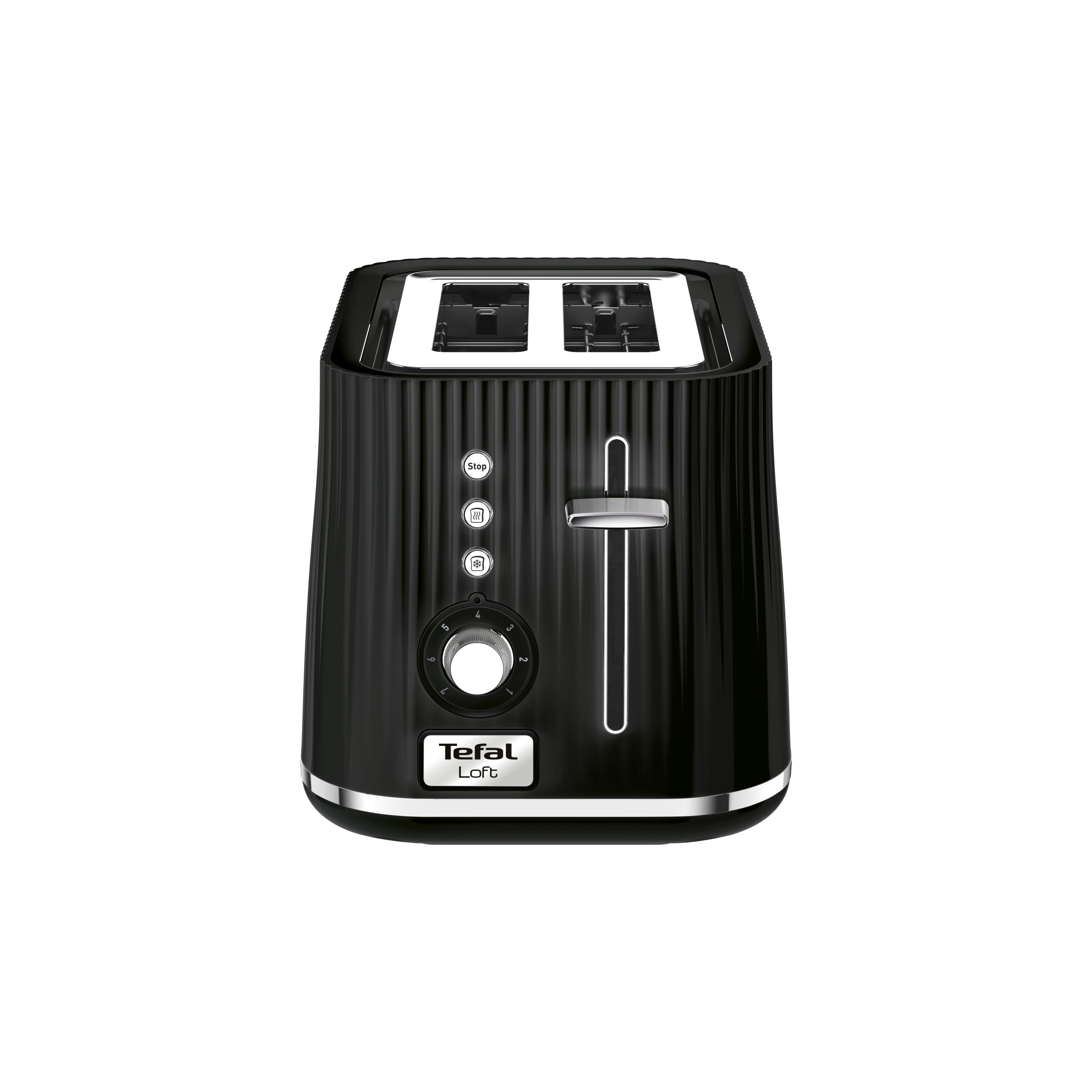 TEFAL TT761838 Loft kenyérpirító 2 extra széles nyílással, 850 W, fekete – 2. kép