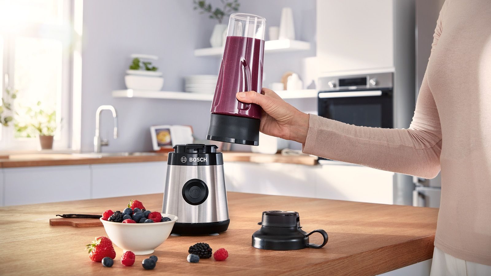 BOSCH MMB2111M VitaPower Serie 2 turmixgép, 450 W, Tritan ToGo palackkal – 5. kép