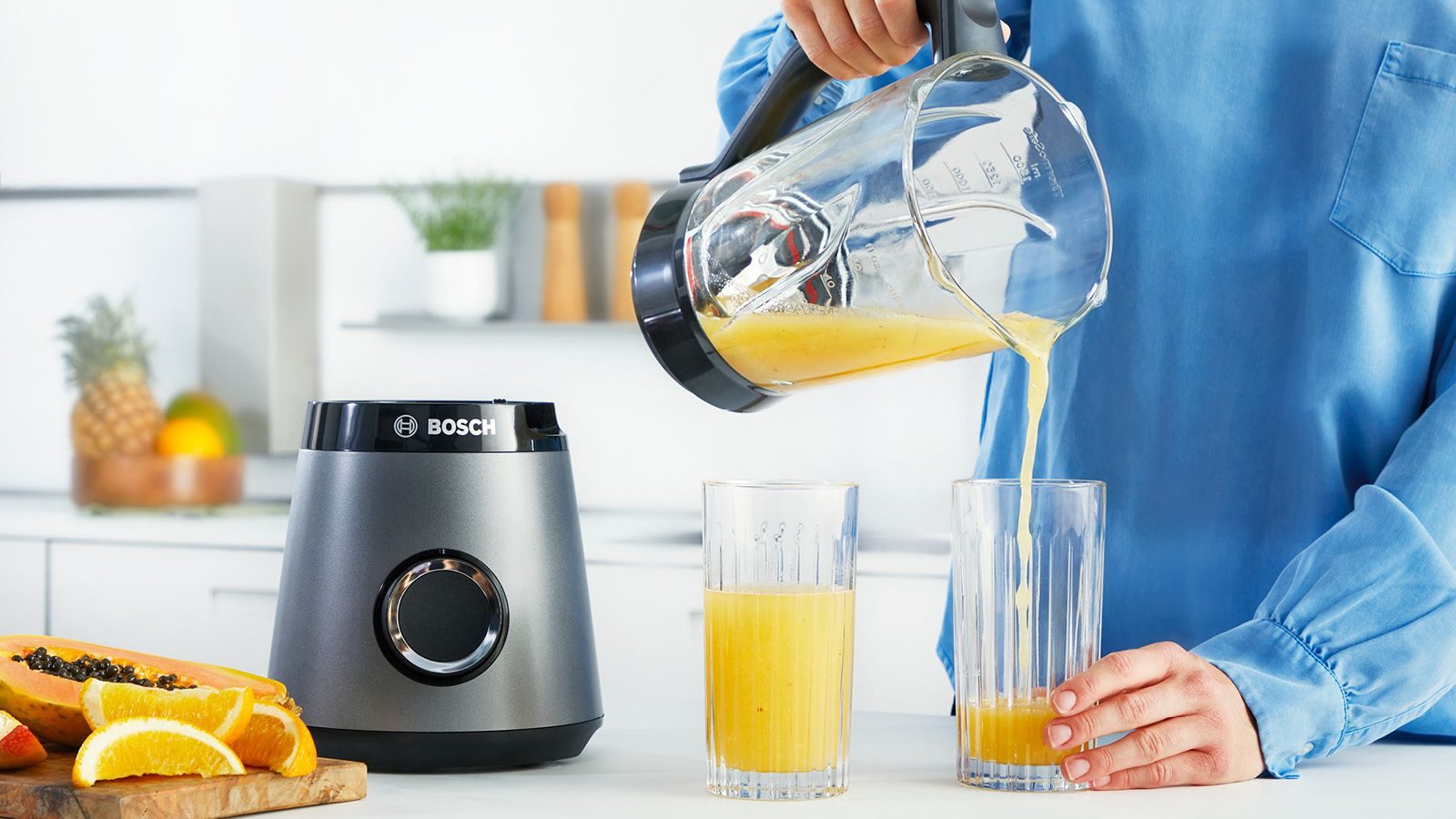 BOSCH MMB6174S VitaPower Serie 4 turmixgép ToGo kulaccsal, 1200 W, ezüst – 10. kép
