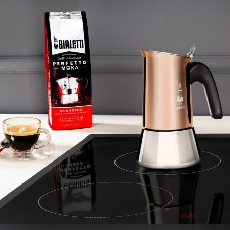 BIALETTI 7284/CN Venus 4 adagos kotyogós kávéfőző, réz színű – 4. kép