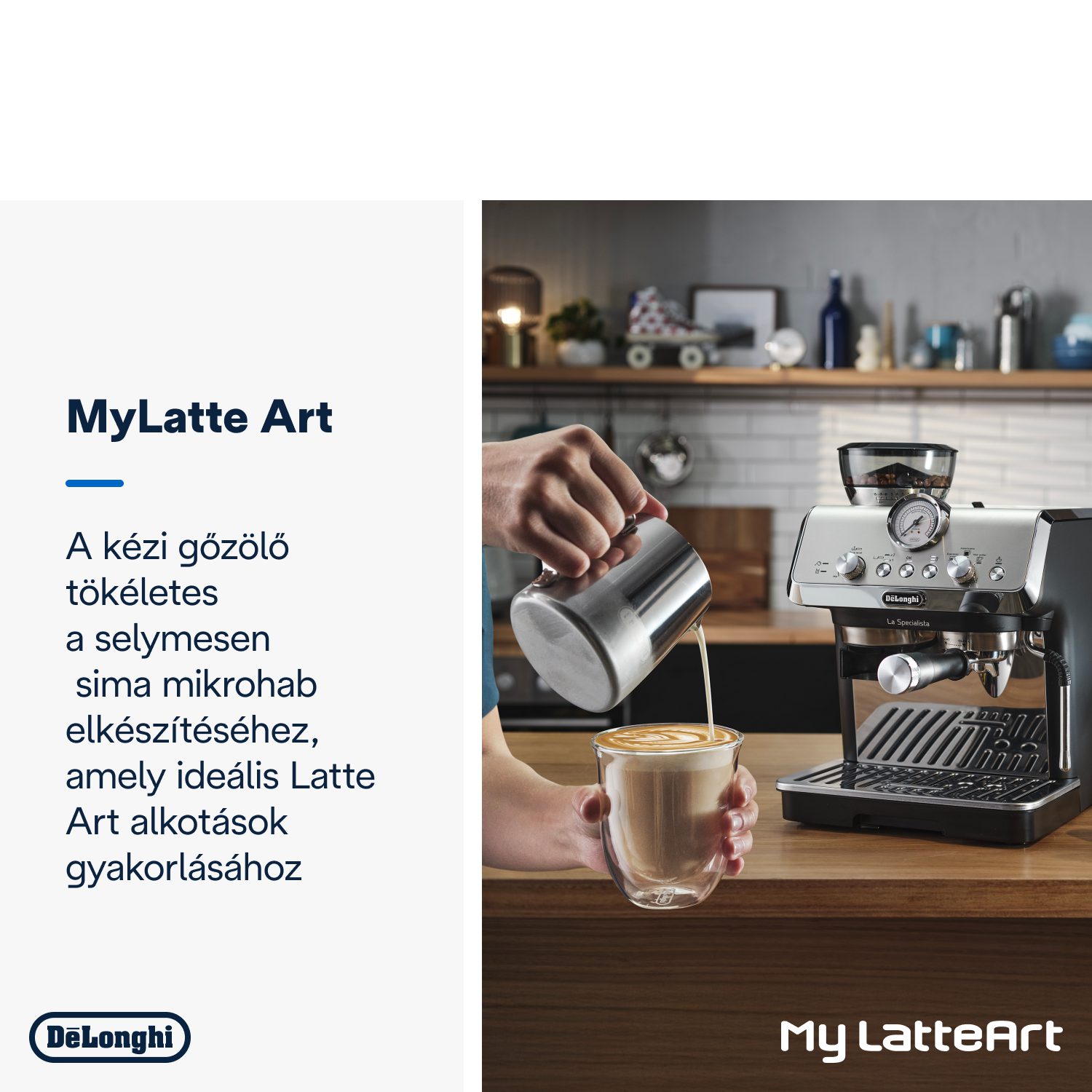 DE-LONGHI La Specialista Arte EC9155.MB beépített őrlős eszpresszó kávéfőző – 4. kép