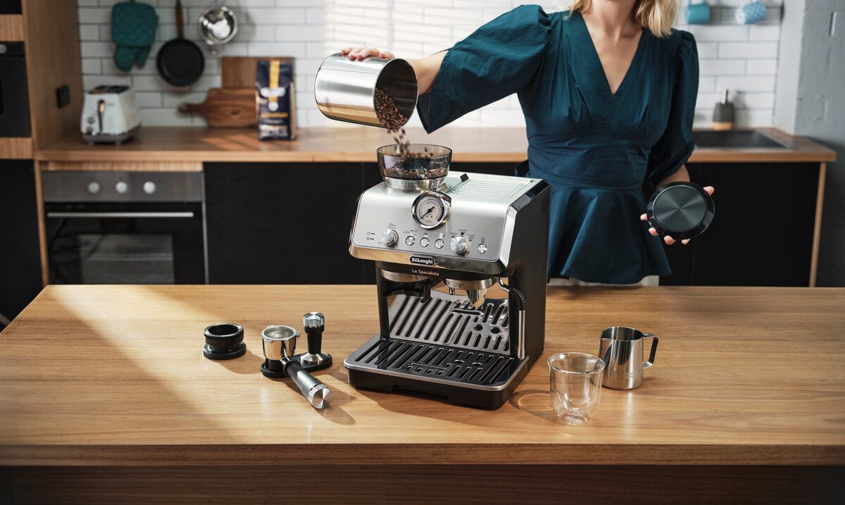 DE-LONGHI La Specialista Arte EC9155.MB beépített őrlős eszpresszó kávéfőző – 10. kép