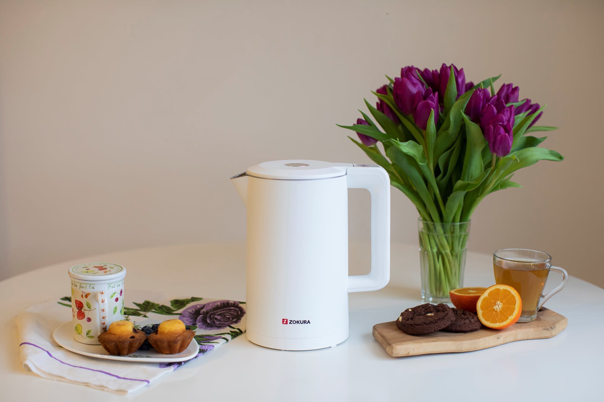ZOKURA Z1238 hőmérséklet-szabályozós vízforraló, 1,7 l – 8. kép