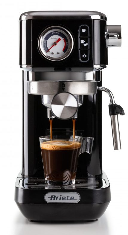 ARIETE 1381.BK Moderna Slim eszpresszó kávéfőző, 1300 W, 15 bar, fekete – 2. kép