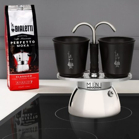 BIALETTI 7310 Mini Express indukciós kotyogós kávéfőző szett, 2 adagos – 3. kép