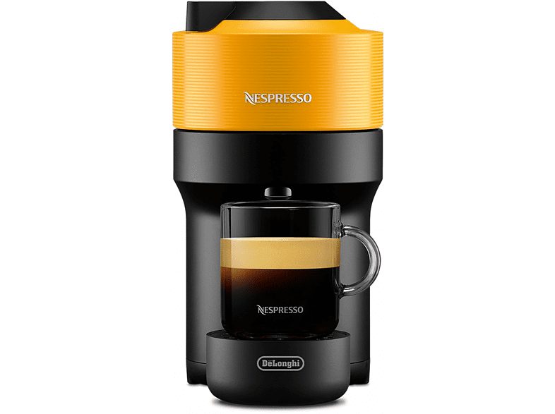 DE-LONGHI Nespresso Vertuo Pop ENV90.Y kapszulás kávéfőző mangósárga kivitelben – 4. kép