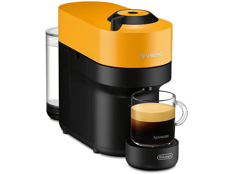 DE-LONGHI Nespresso Vertuo Pop ENV90.Y kapszulás kávéfőző mangósárga kivitelben – 5. kép