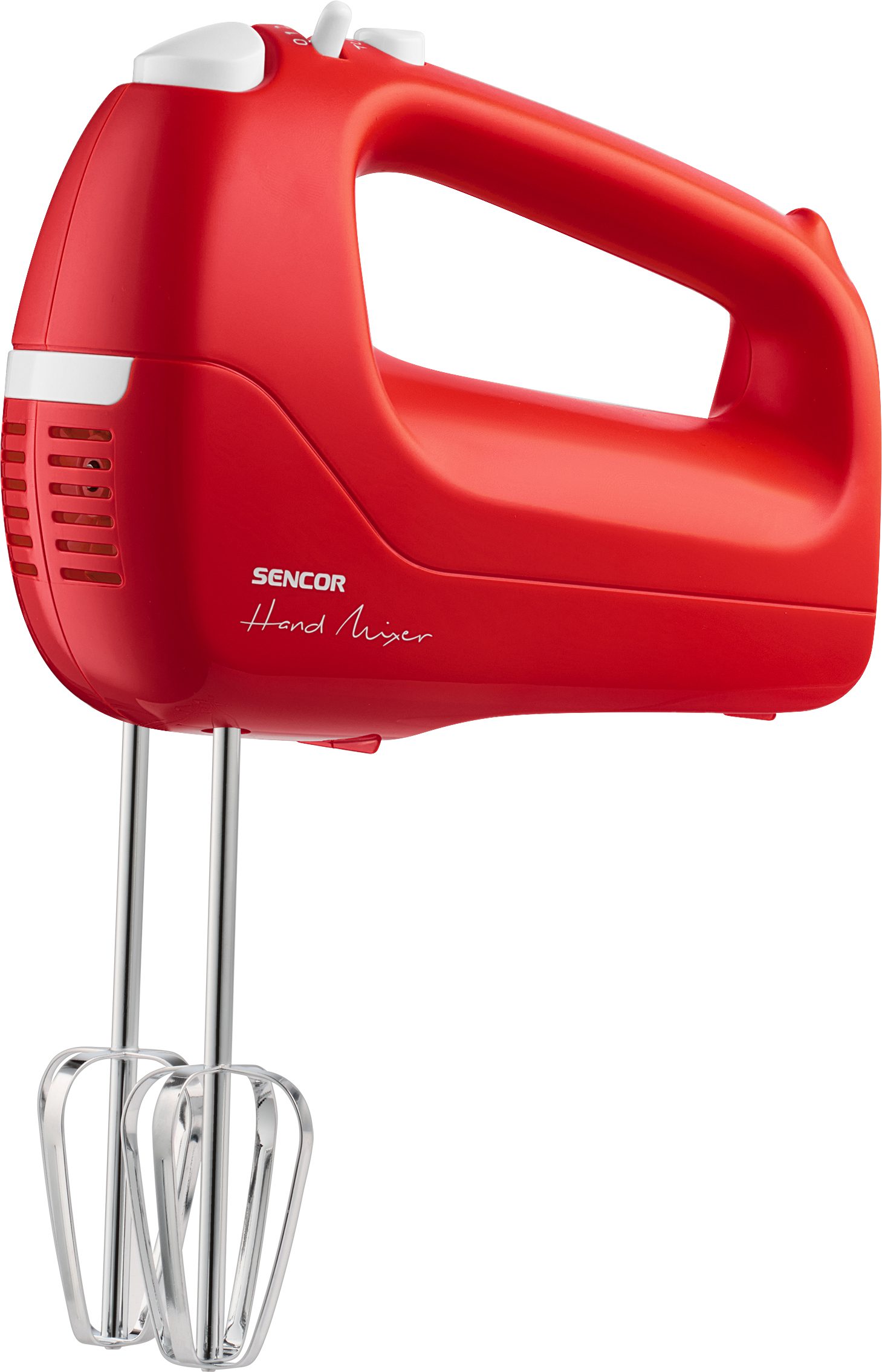 SENCOR SHM 5404RD kézi mixer 200 W-os motorral, fehér-piros kivitelben – 2. kép