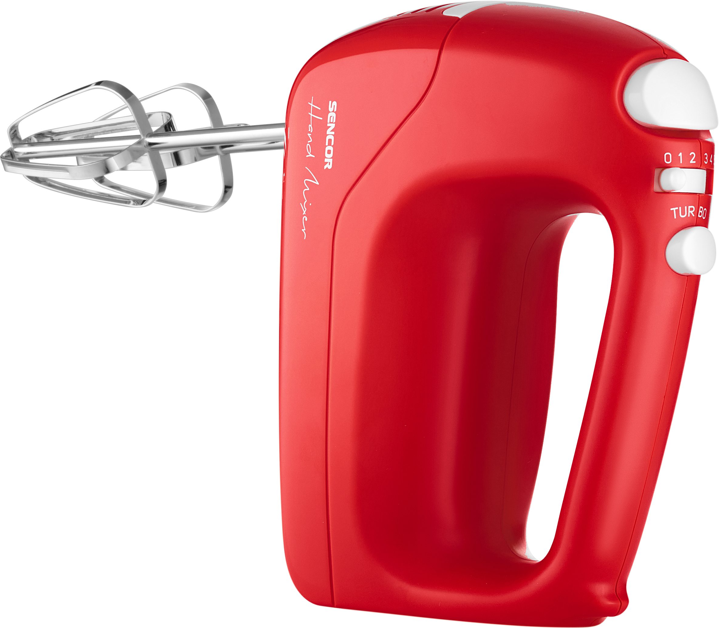 SENCOR SHM 5404RD kézi mixer 200 W-os motorral, fehér-piros kivitelben – 3. kép