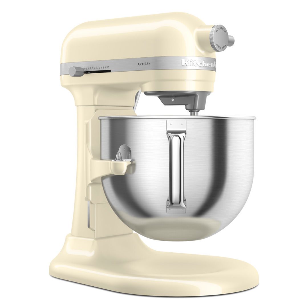 KITCHENAID 5KSM70SHXEAC emelőkaros robotgép, 375 W, 6,6 l, mandulakrém – 2. kép
