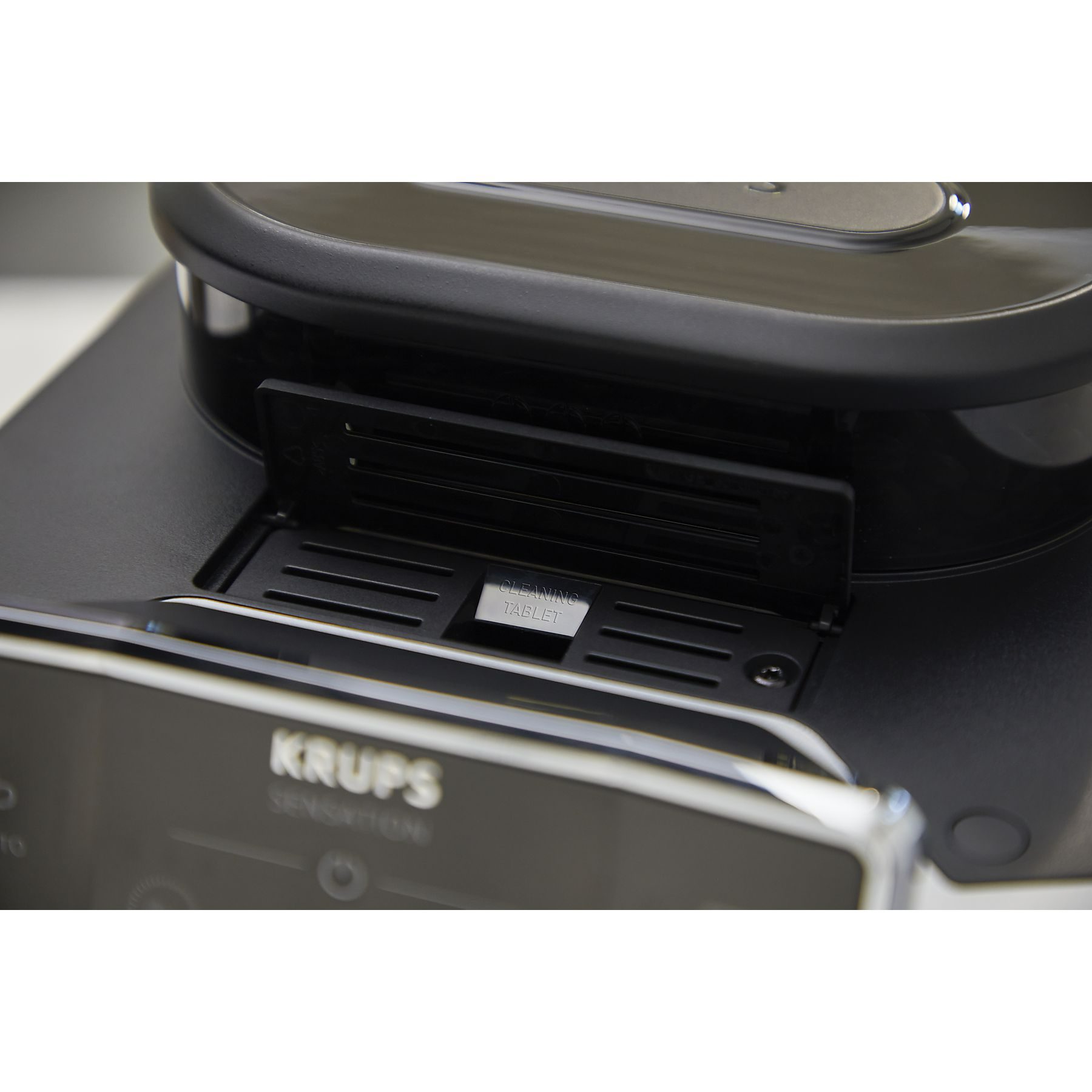 KRUPS EA910E10 Sensation automata eszpresszógép tejhabosítóval, ezüst-fekete – 5. kép