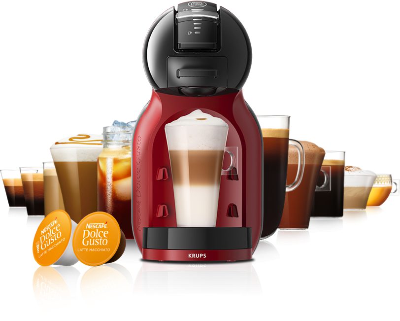 KRUPS KP123H10 Dolce Gusto Mini Me kapszulás kávéfőző, cseresznyepiros – 3. kép