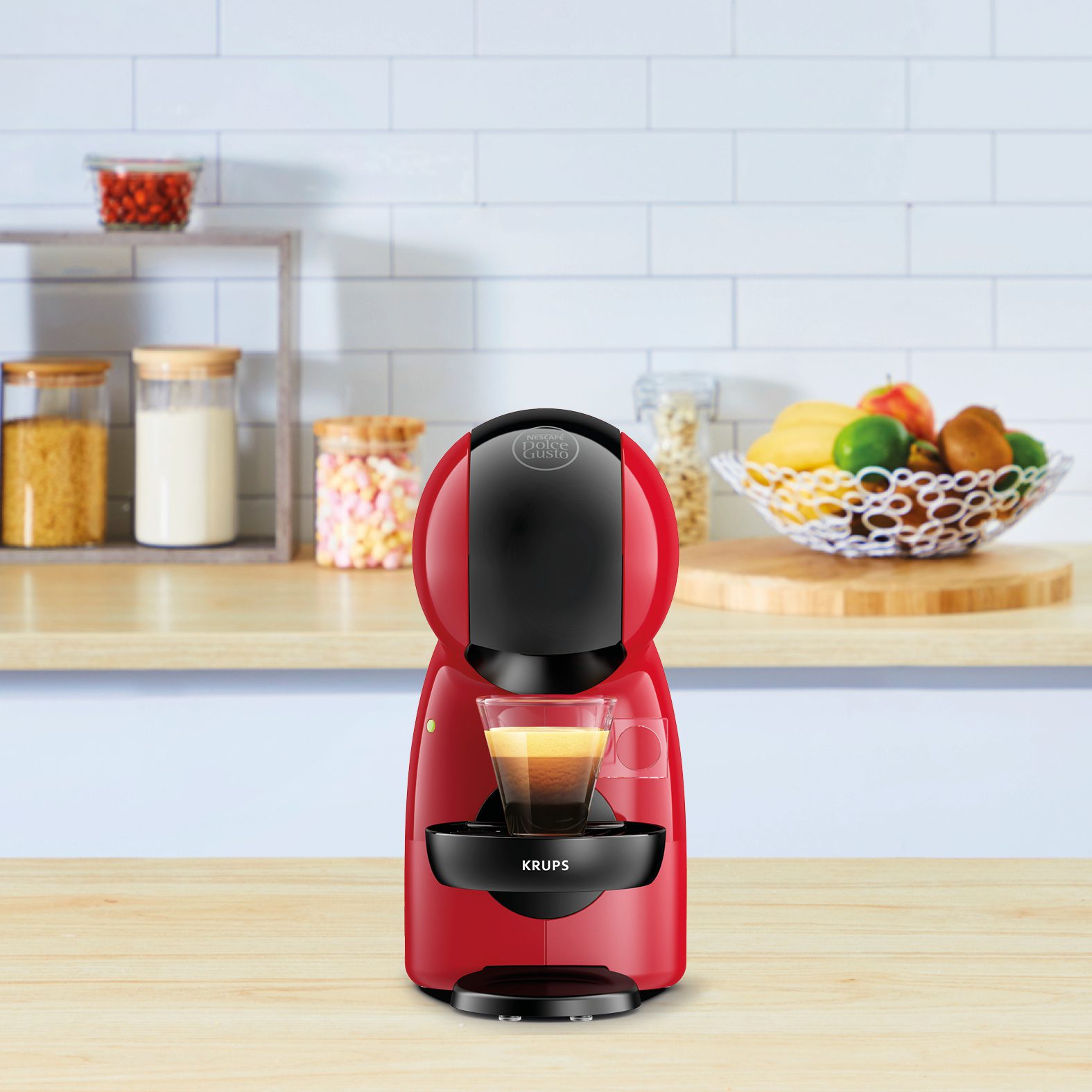 KRUPS KP1A3510 Dolce Gusto Piccolo XS piros kapszulás kávéfőző – 12. kép