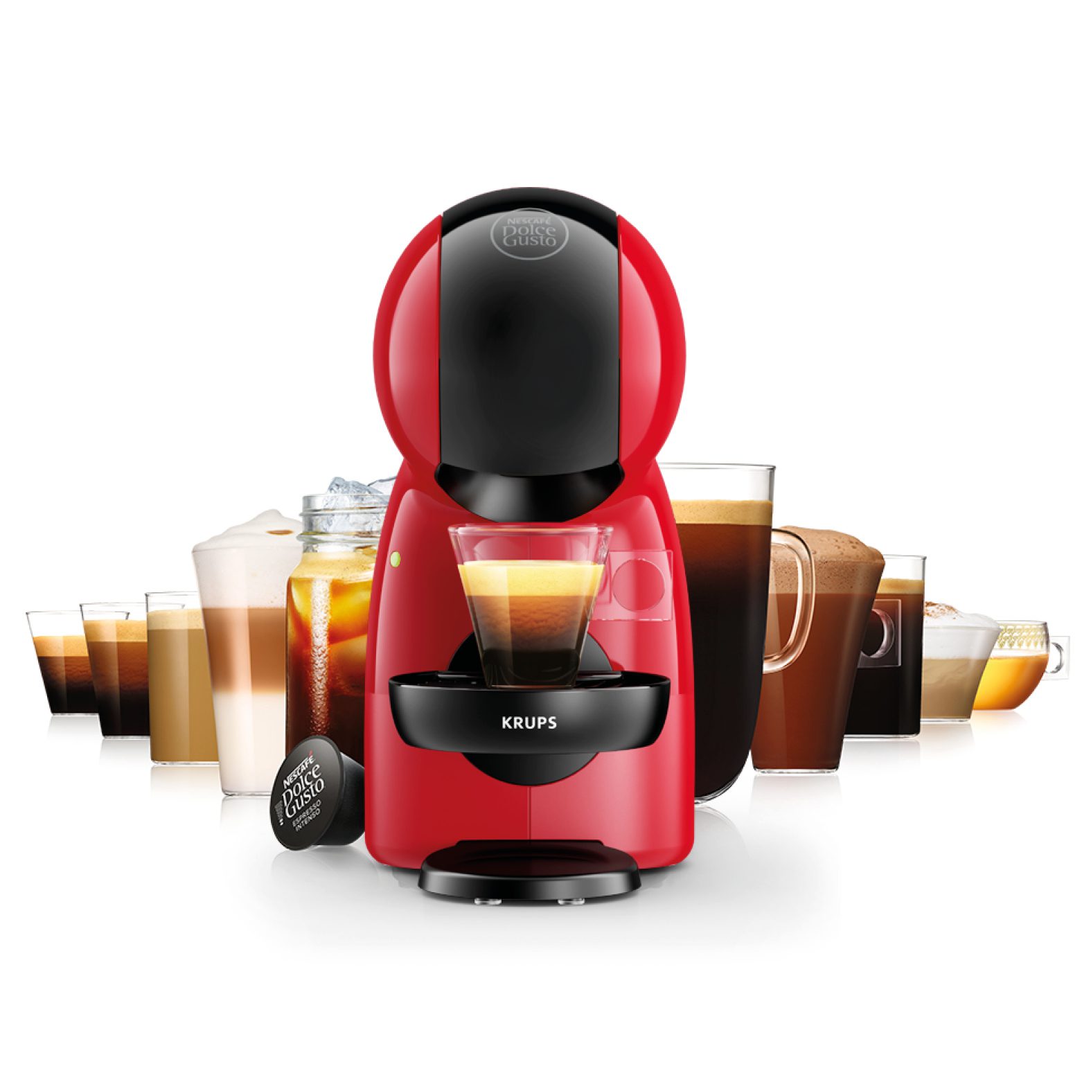 KRUPS KP1A3510 Dolce Gusto Piccolo XS piros kapszulás kávéfőző – 13. kép