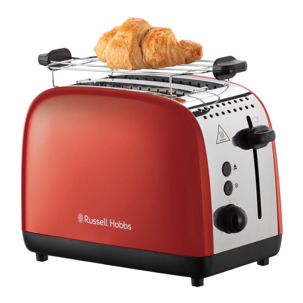 RUSSELL HOBBS 26554-56/RH Colours Plus Red 2 szeletes kenyérpirító, 1600 W, piros – 4. kép