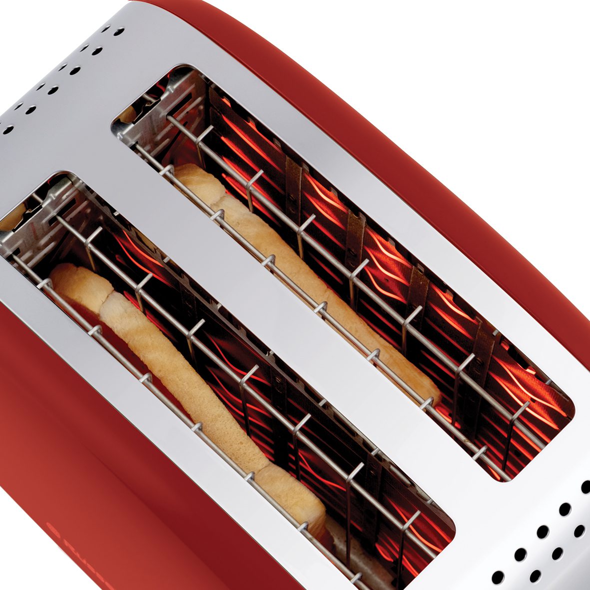 RUSSELL HOBBS 26554-56/RH Colours Plus Red 2 szeletes kenyérpirító, 1600 W, piros – 5. kép