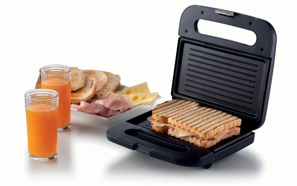 ARIETE 1971.BK Breakfast fekete szendvicssütő 750 W teljesítménnyel – 3. kép