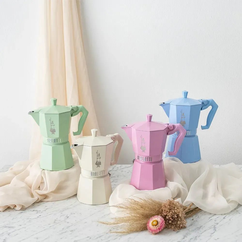 BIALETTI 9061 Moka Exclusive 3 adagos kék kotyogós kávéfőző – 2. kép