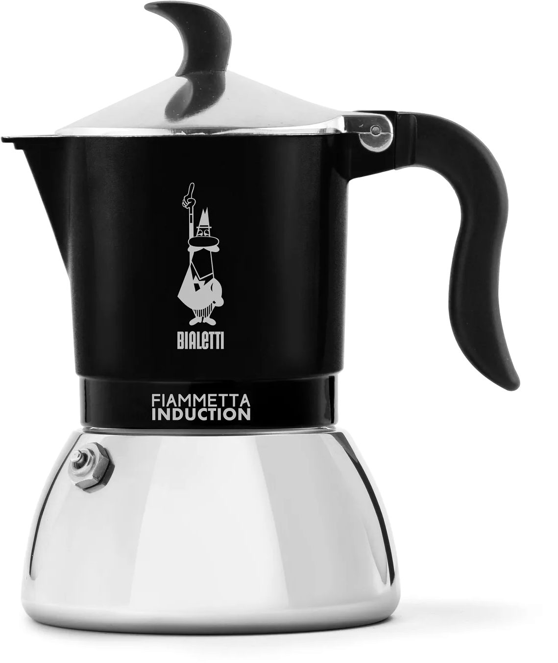 BIALETTI 7149 Fiammetta 2 adagos indukciós kotyogós kávéfőző, fekete