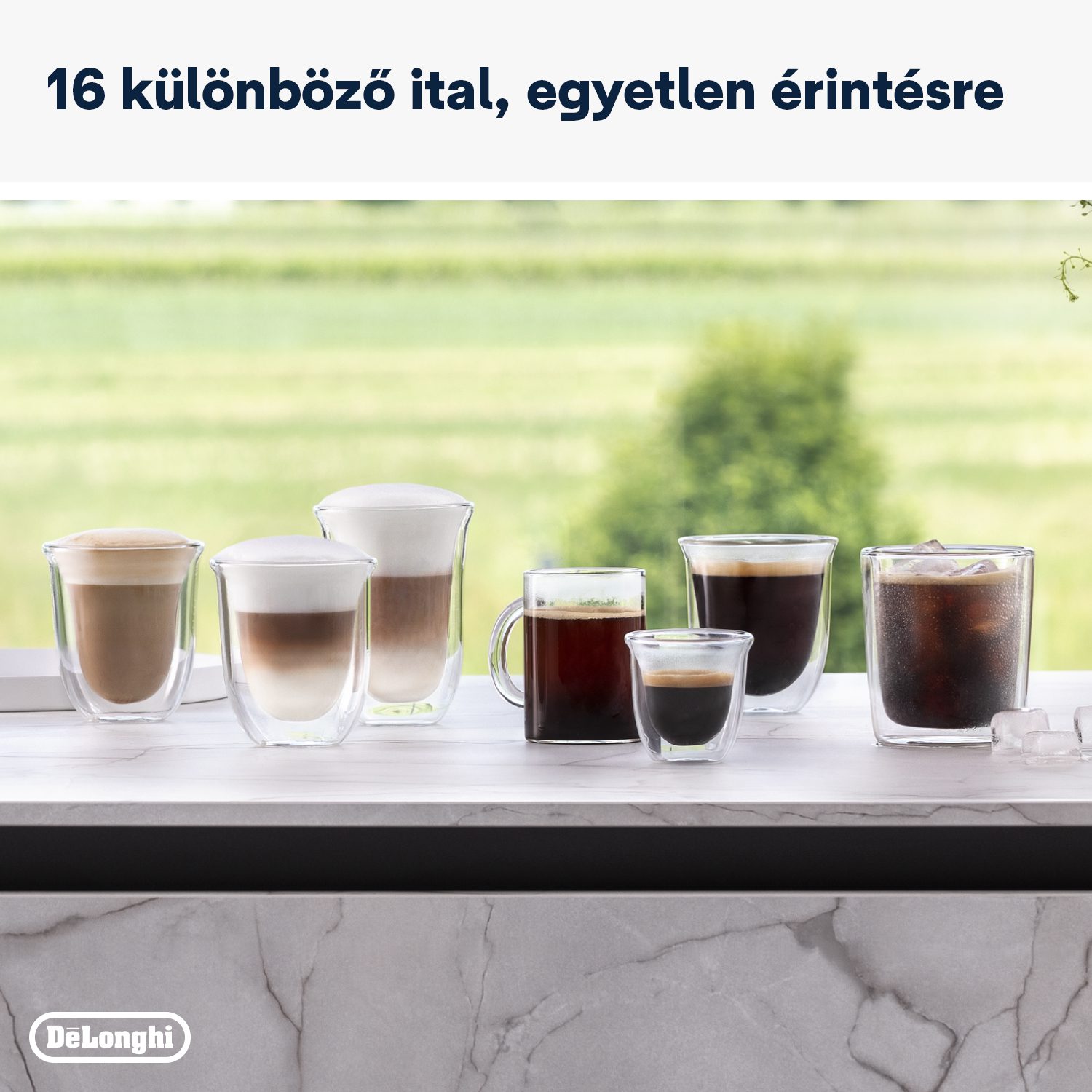 DE-LONGHI Rivelia EXAM440.55.BG automata kávéfőző tejtartállyal, bézs – 9. kép
