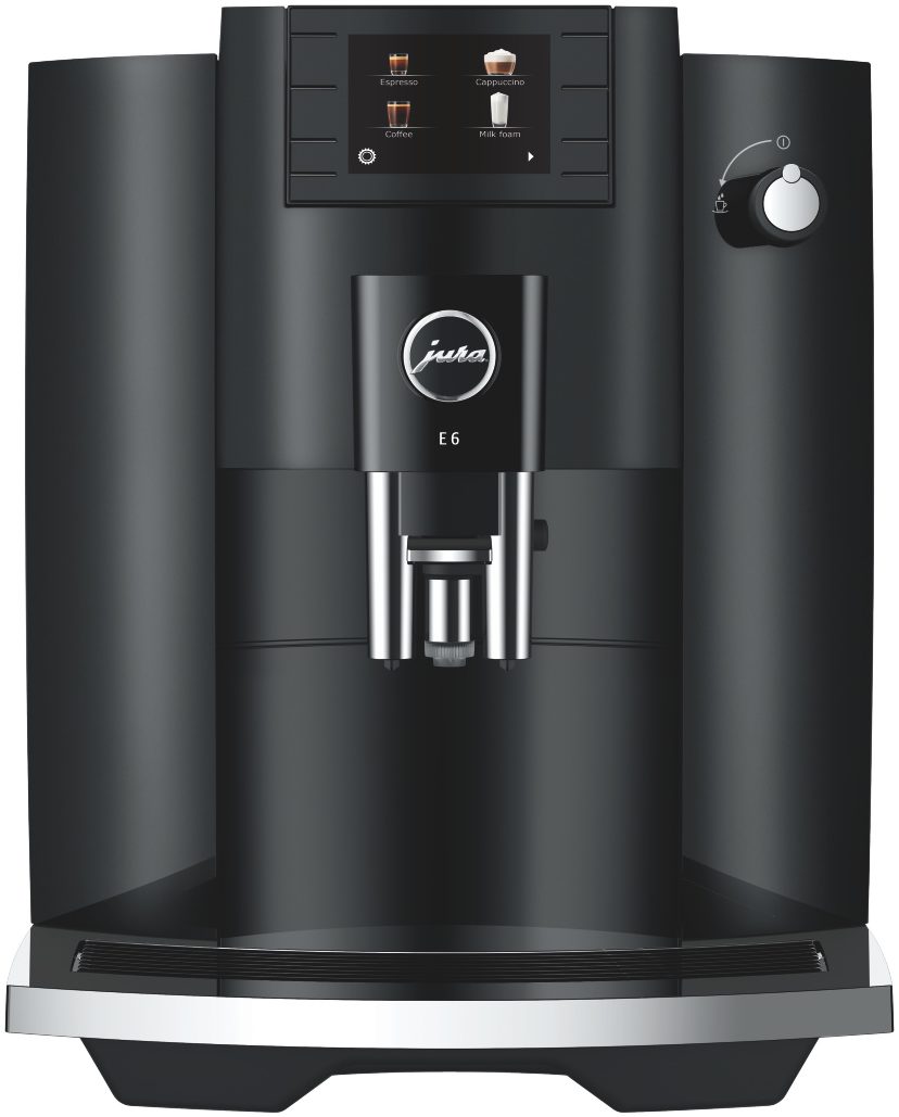 JURA E6 Piano Black (EC) automata kávéfőző cappuccino funkcióval – 2. kép