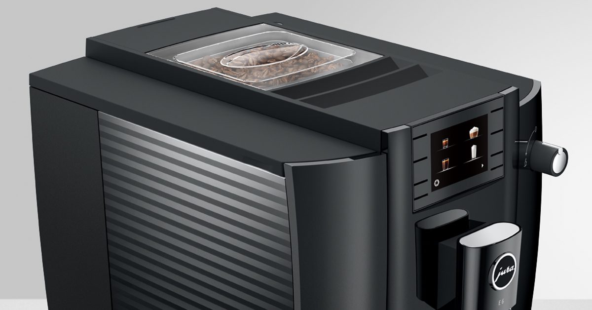 JURA E6 Piano Black (EC) automata kávéfőző cappuccino funkcióval – 5. kép