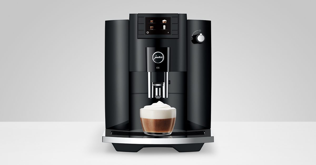 JURA E6 Piano Black (EC) automata kávéfőző cappuccino funkcióval – 6. kép