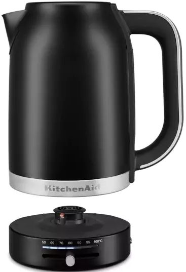 KITCHENAID 5KEK1701EBM 1,7 literes hőfokszabályozós vízforraló, matt fekete – 2. kép