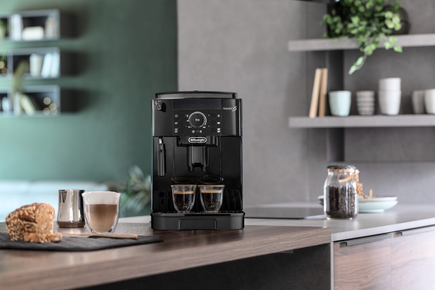 DE-LONGHI Magnifica S ECAM12.121.B automata kávéfőző beépített darálóval, fekete – 8. kép