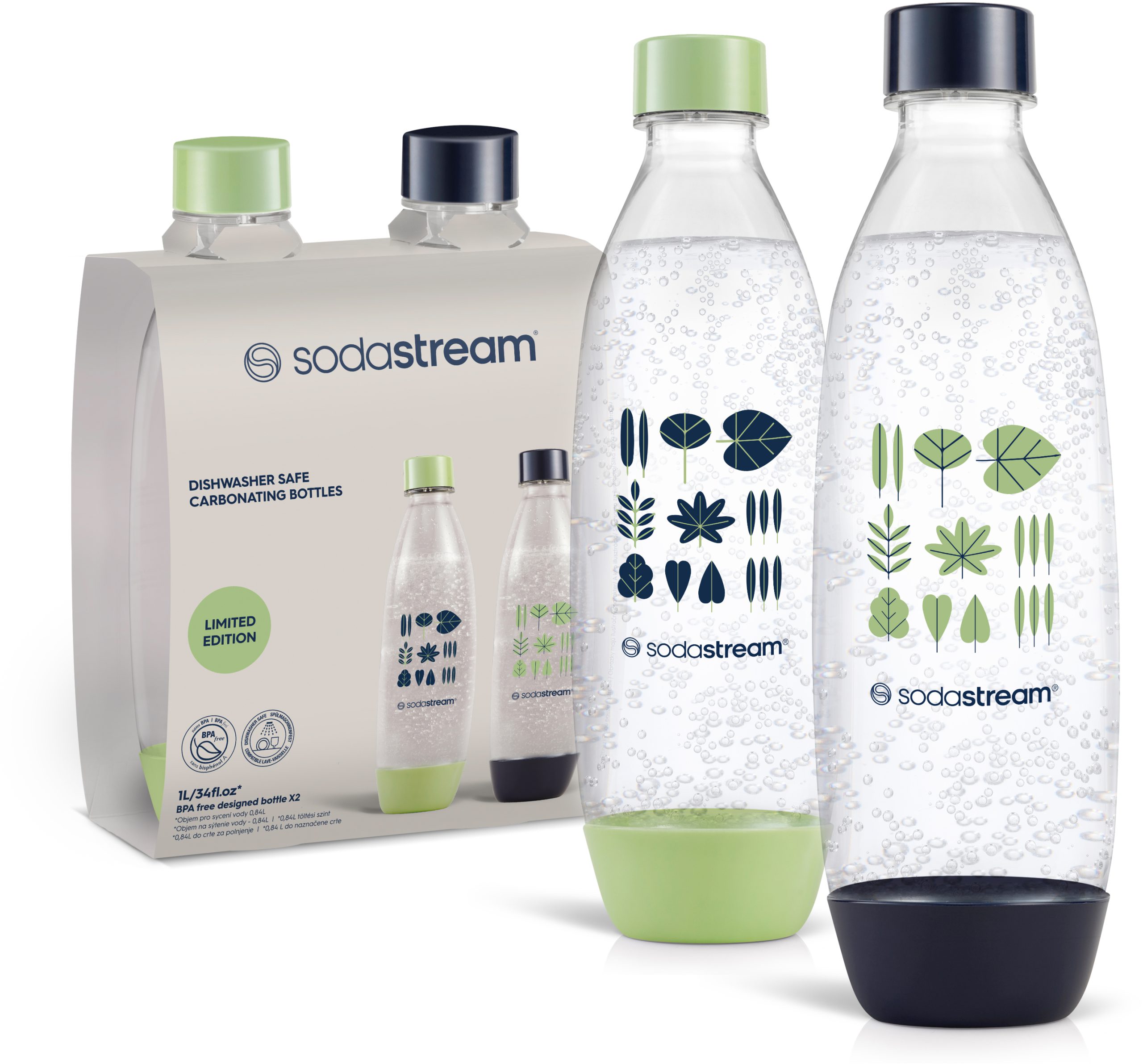 SODA STREAM Bo Fuse duo zöld-kék, 2 darabos palackkészlet – 2. kép