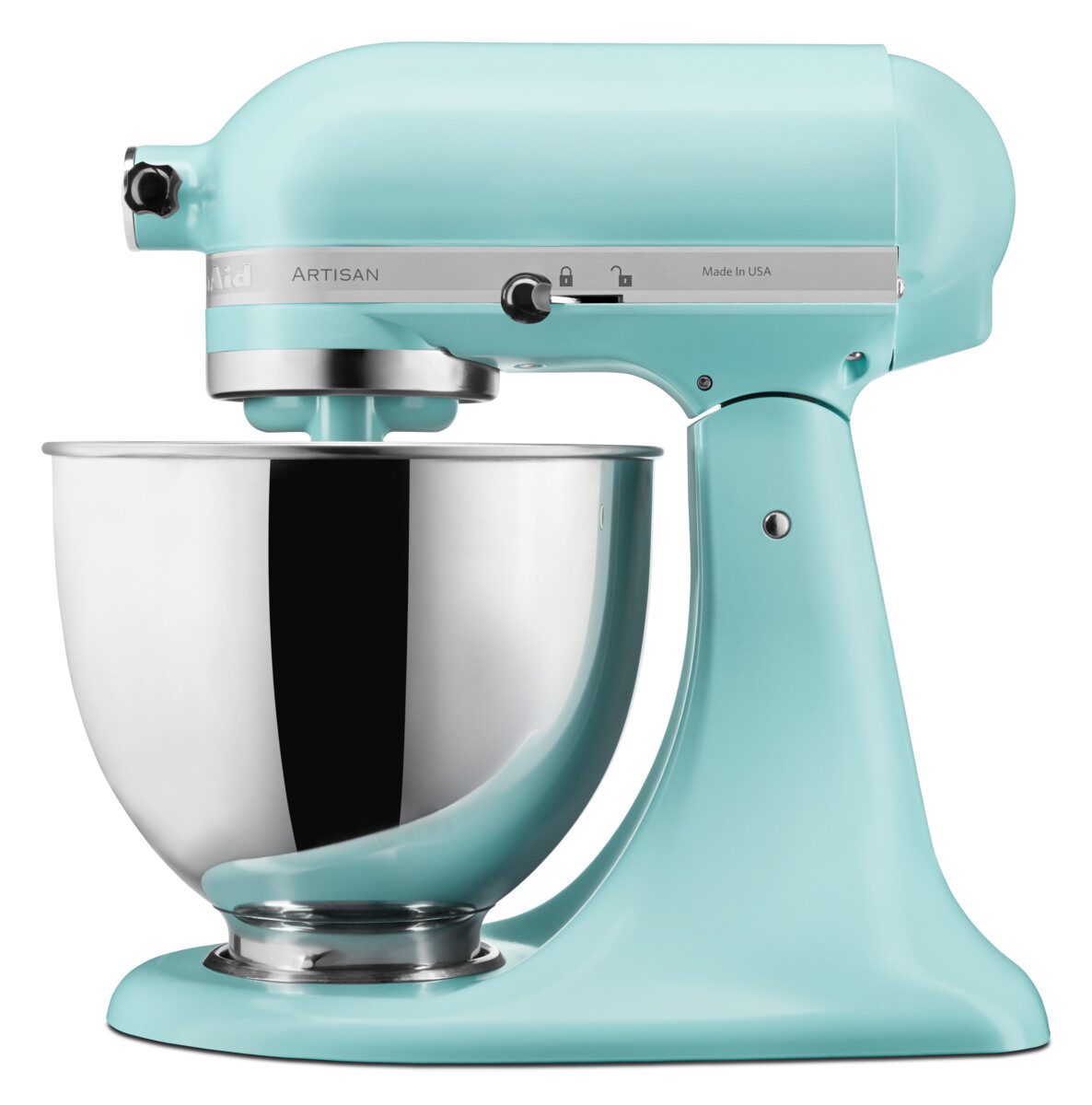 KITCHENAID 5KSM125EMI Artisan robotgép 4,8 l-es rozsdamentes tállal, kristálykék – 2. kép