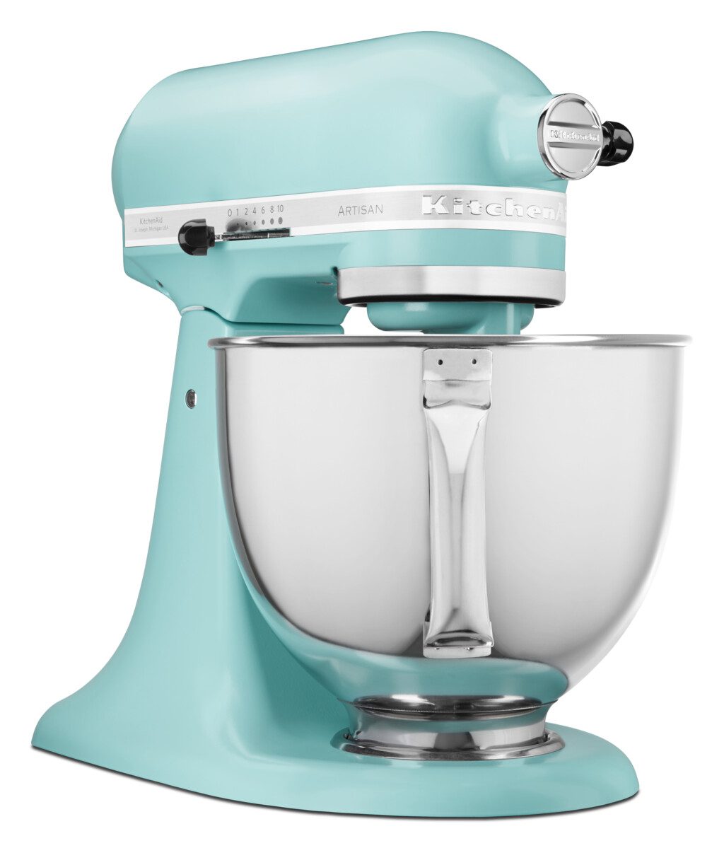 KITCHENAID 5KSM125EMI Artisan robotgép 4,8 l-es rozsdamentes tállal, kristálykék – 4. kép