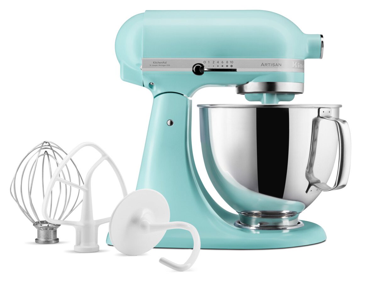 KITCHENAID 5KSM125EMI Artisan robotgép 4,8 l-es rozsdamentes tállal, kristálykék – 5. kép