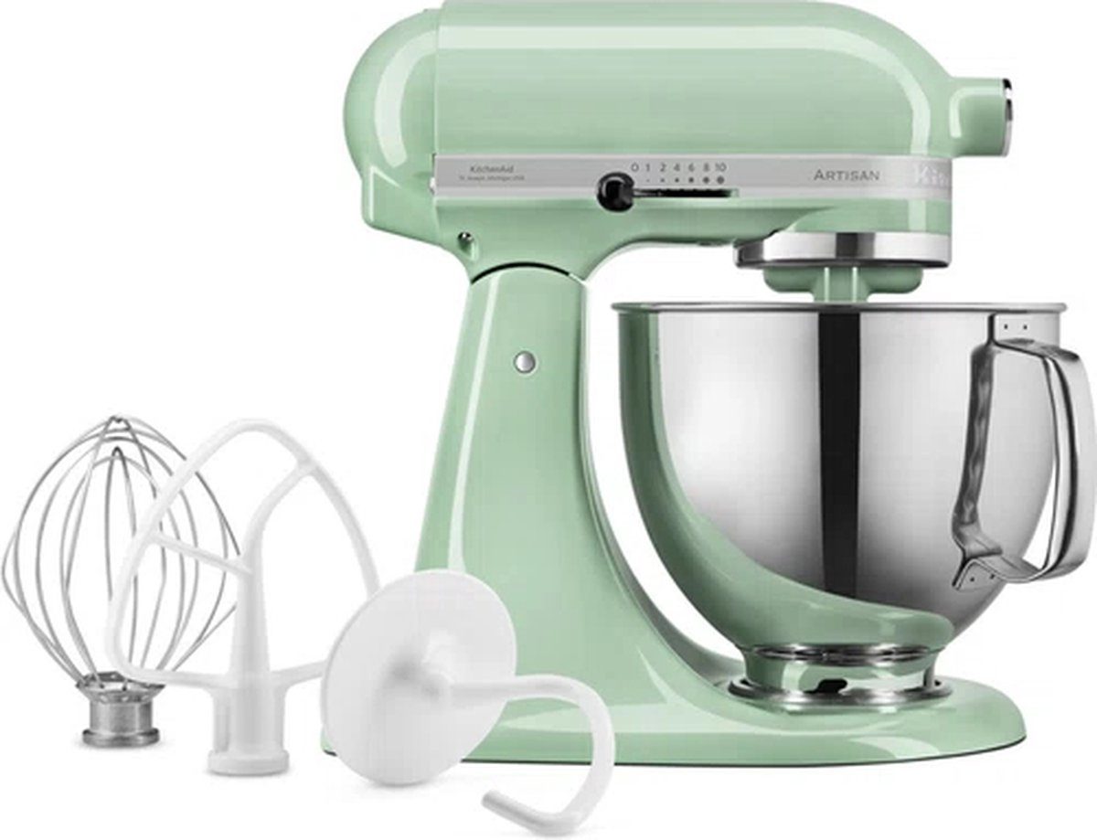 KITCHENAID 5KSM125EPT pisztácia robotgép 4,8 literes rozsdamentes keverőtállal – 2. kép