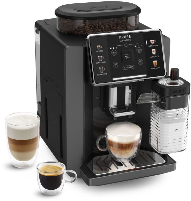 KRUPS EA912HF0 Sensation Milk automata kávéfőző beépített darálóval – 3. kép