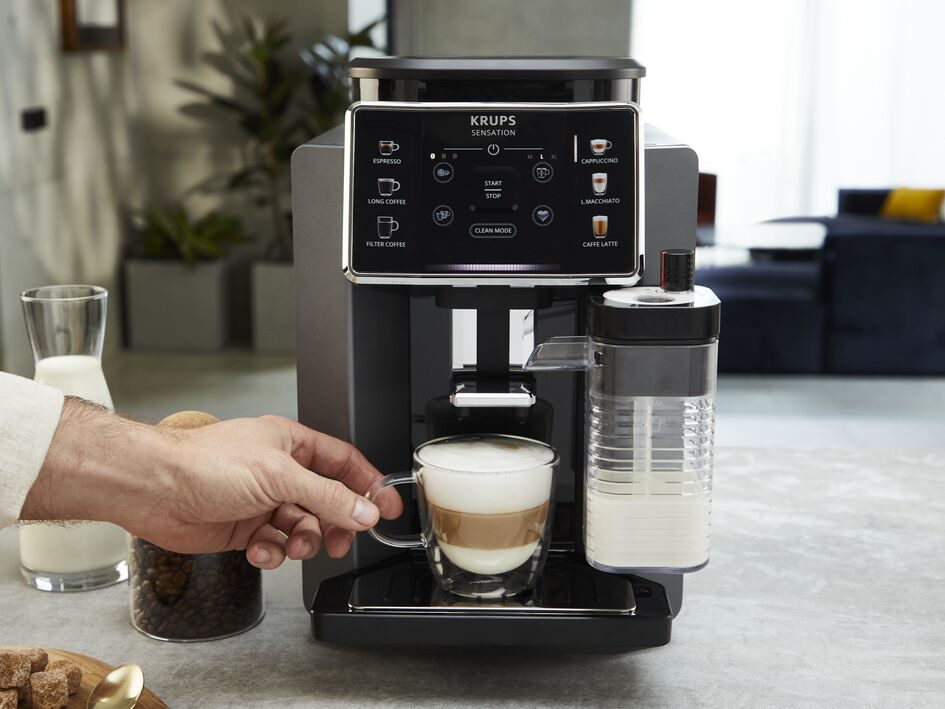 KRUPS EA912HF0 Sensation Milk automata kávéfőző beépített darálóval – 5. kép