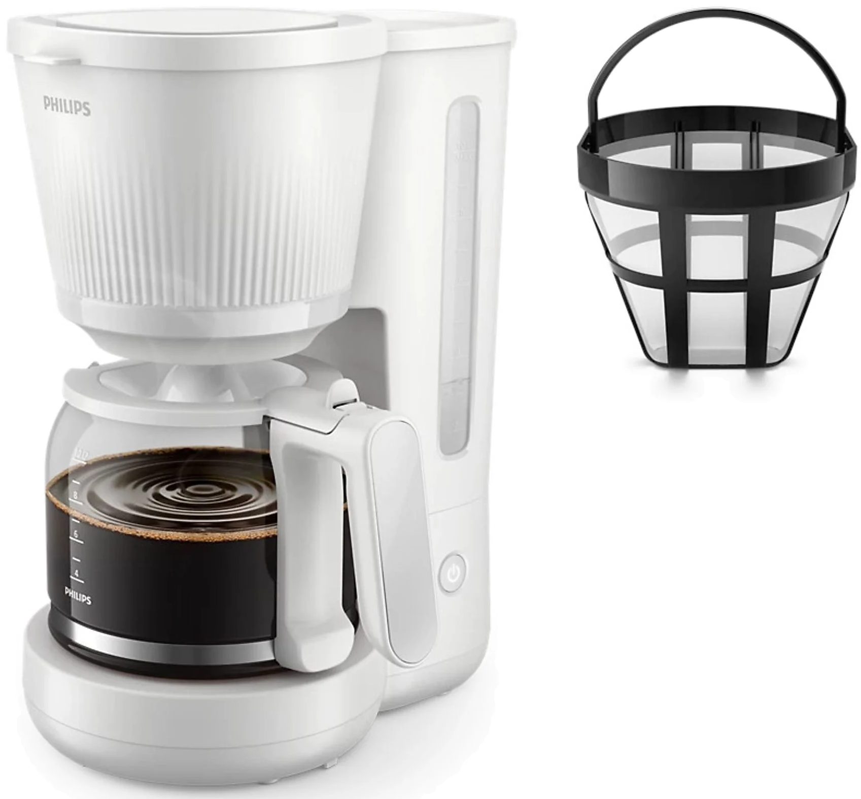 PHILIPS HD7411/00 filteres kávéfőző 10 csészés üvegkancsóval – 2. kép