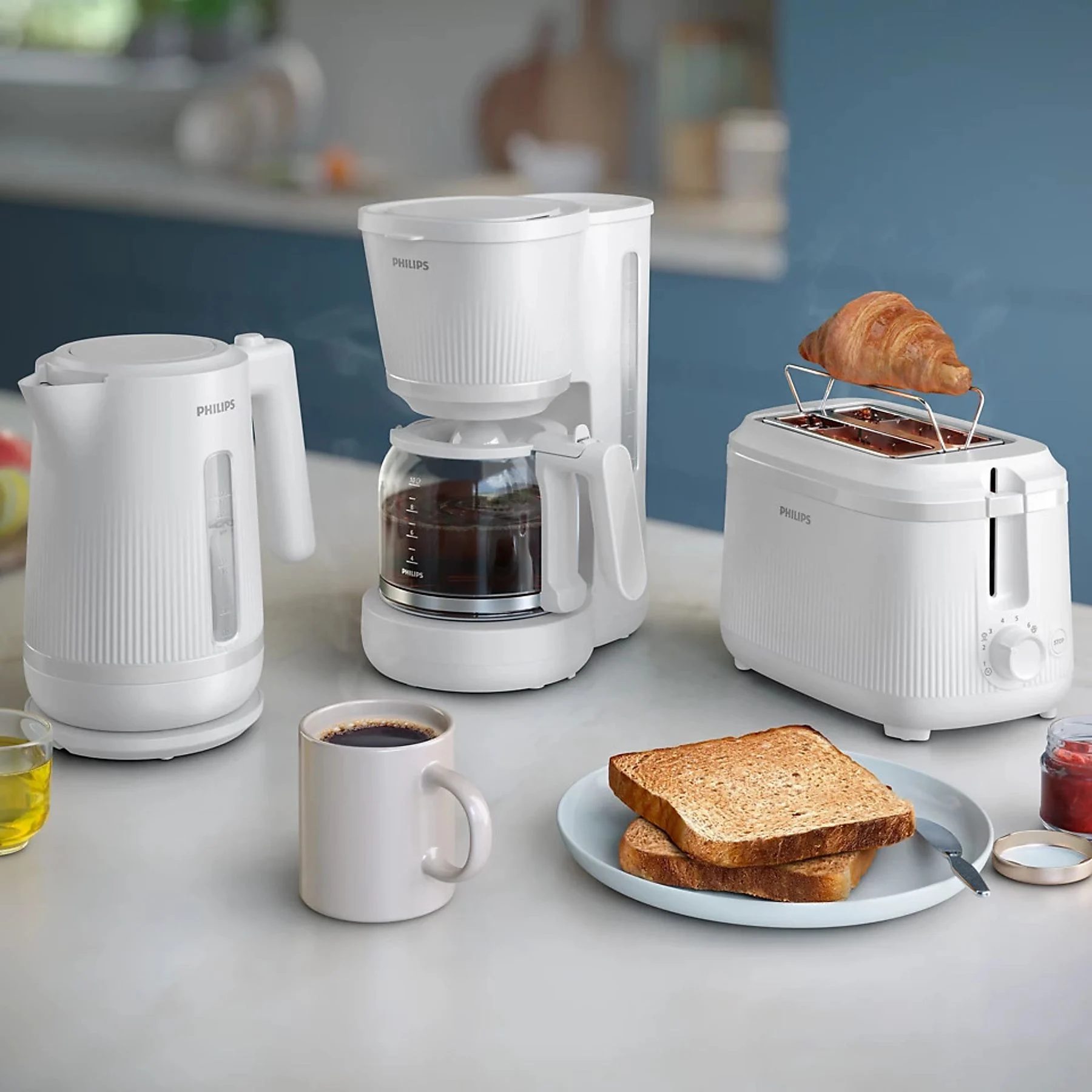 PHILIPS HD7411/00 filteres kávéfőző 10 csészés üvegkancsóval – 5. kép