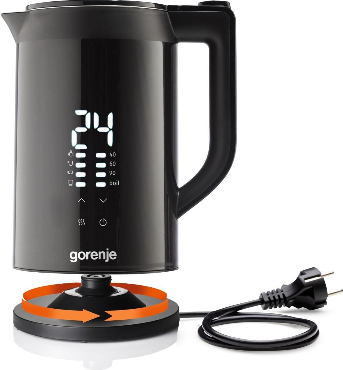 GORENJE K17DWDII vízforraló elektronikus hőmérséklet-szabályozással, 1,7 l – 4. kép