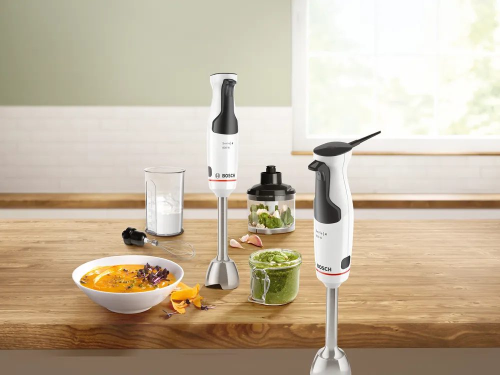 BOSCH MSM4W421 ErgoMaster Serie4 800 W-os botmixerszett aprítóval és habverővel, fehér – 7. kép