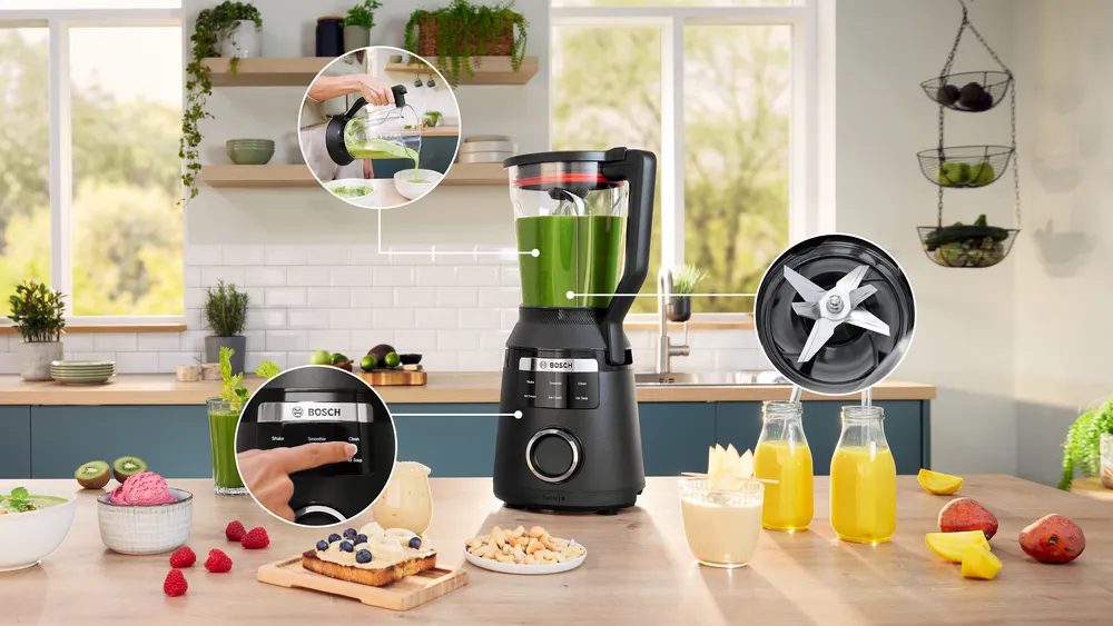 BOSCH MMB6652B VitaPower Serie6 turmixgép 1800 W-os motorral és 6 automata programmal – 2. kép