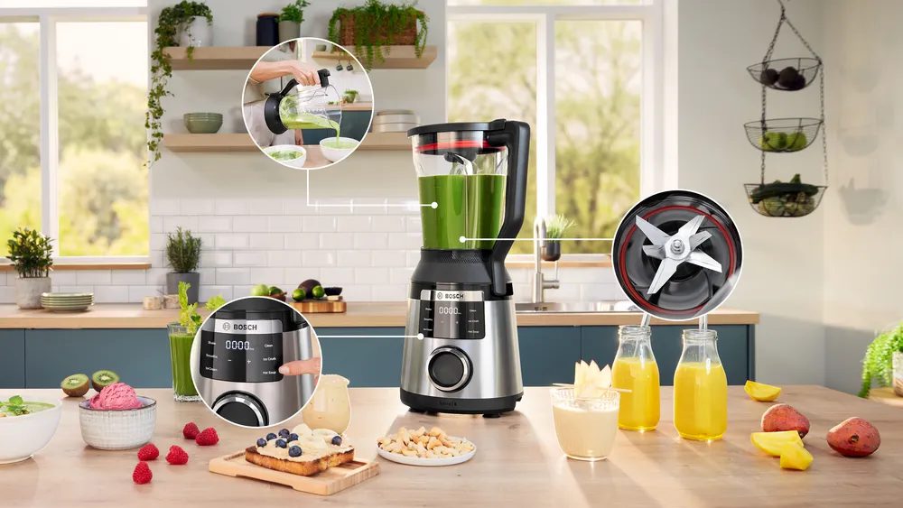 BOSCH MMB6762M VitaPower Serie 6 turmixgép 1800 W-os motorral és 6 automata programmal – 3. kép
